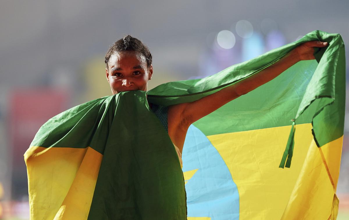 Letesenbet Gidey | Letesenbet Gidey je nova svetovna rekorderka na 10.000 metrov. | Foto Guliverimage