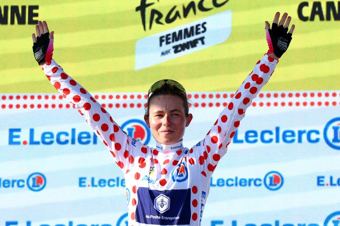 Océane Mahé | Francoska kolesarka Océane Mahé je opozorila na problematiko sindroma RED-S v profesionalnem kolesarstvu. | Foto Reuters