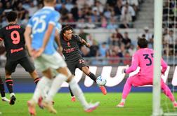 Mastantuono zabil hat-trick, Milan Laziu vzel prvi točki