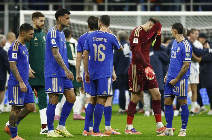 Štirikratni svetovni prvaki Italijani bodo marca nastopili v dodatnih kvalifikacijah. V njih so nastop na SP zapravili že dvakrat zapored (2018 in 2022). | Foto: Reuters