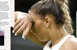 Šok v tenisu: igralki grozili z družino, če ne izgubi tekme