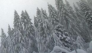 Zaradi dežja, snega in vetra oranžno opozorilo za zahod in jugozahod države