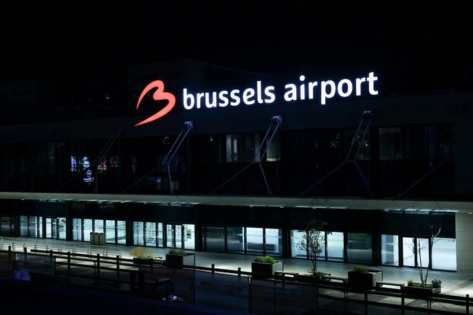 Bruselj letališče | Promet na bruseljskem letališču so ustavili dvakrat, enkrat okoli 20. ure in enkrat pred 22. uro. | Foto Reuters