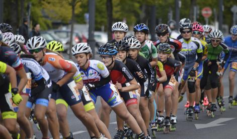 Slovenka z rolerji uspešna na hitri berlinski maratonski progi