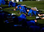 Slovenska nogometna reprezentanca trening Benjamin Šeško