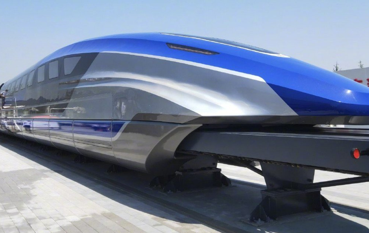 Kitajska vlak maglev | Prototip kitajskega vlaka za hitrosti do 600 kilometrov na uro | Foto CRRC