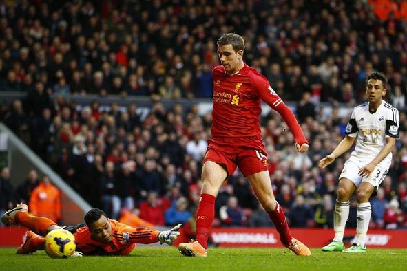 Sedem golov na Anfieldu, Liverpool do zmage