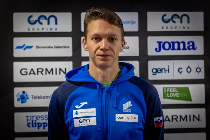 Lovro Mesec Košir | Lovro Mesec Košir je prvi dan svetovnega prvenstva v dvorani v poljskem Torunu v prvem krogu teka na 400 metrov za tri stotinke zgrešil polfinale. | Foto Peter Kastelic/AZS