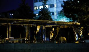 Huda eksplozija v covidni bolnišnici v Tetovu #video