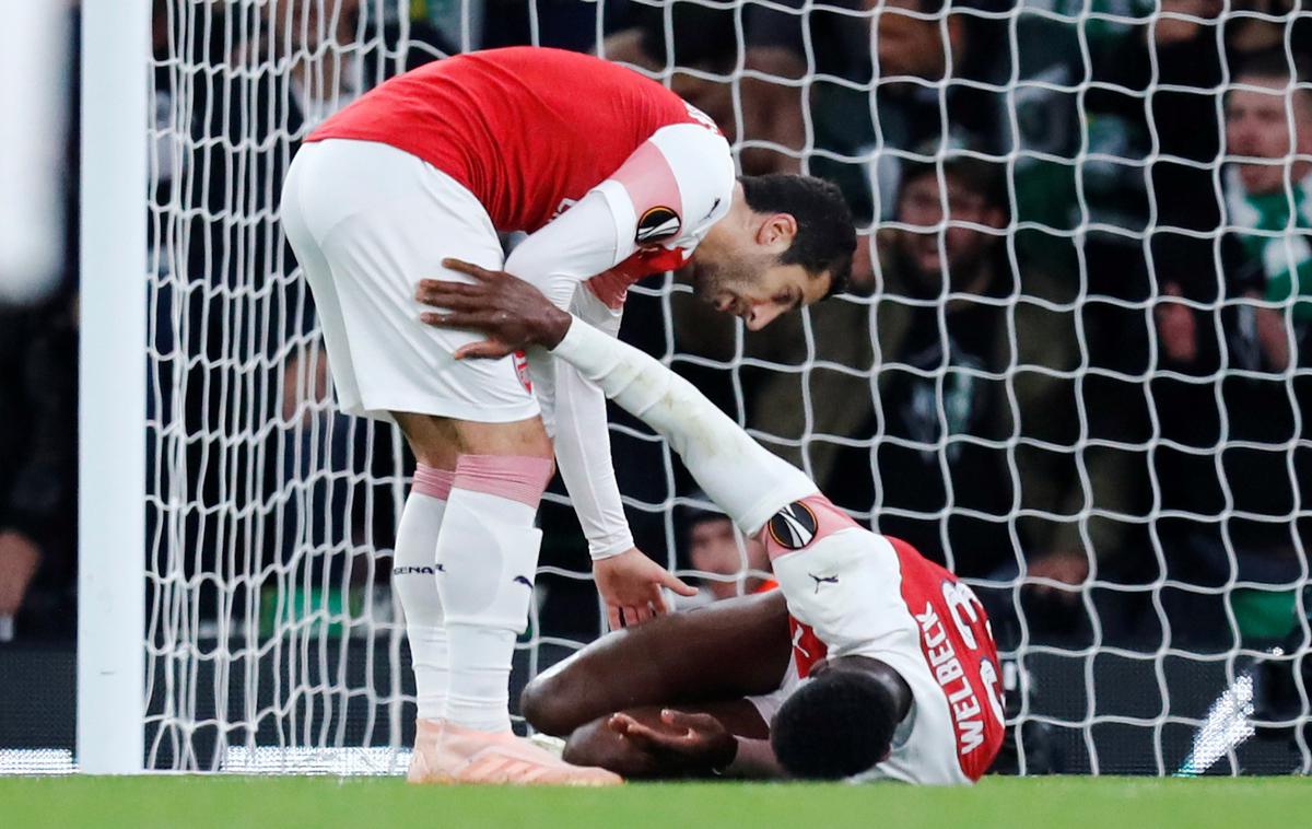 Danny Welbeck | Takole je v Londonu obležal poškodovani napadalec Arsenala Danny Welbeck. | Foto Reuters