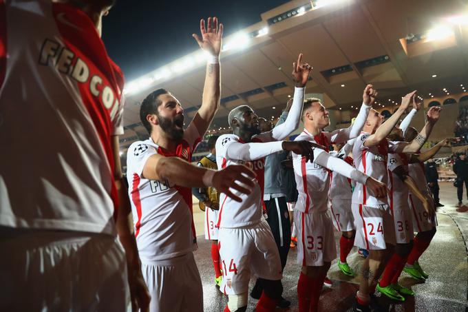 Monaco je prvi v francoskem prvenstvu, v četrtfinalu lige prvakov pa edini predstavnik francoskega nogometa. | Foto: Guliverimage/Getty Images