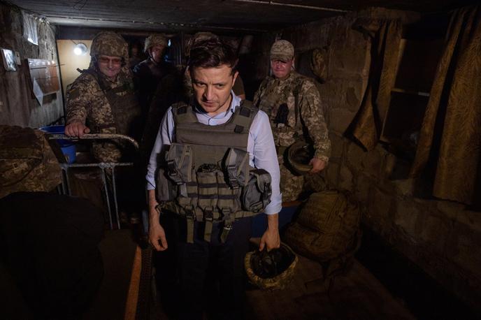Volodimir Zelenski | Gre za najbolj krvave spopade, odkar je sredi maja ukrajinski predsednik postal Volodimir Zelenski, je danes sporočila ukrajinska vojska. | Foto Reuters