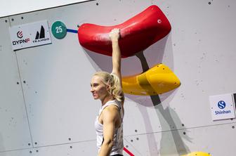 Janja Garnbret prvič po avgustu 2023 premagana, druga na prvi tekmi sezone