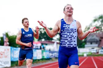 Slovenska štafeta 4 x 100 s slovenskim rekordom druga