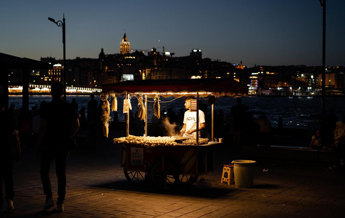 Ulična hrana, Istanbul, Turčija | Članom družine naj bi postalo slabo kmalu po tem, ko so jedli ulično hrano in v restavraciji. | Foto Shutterstock