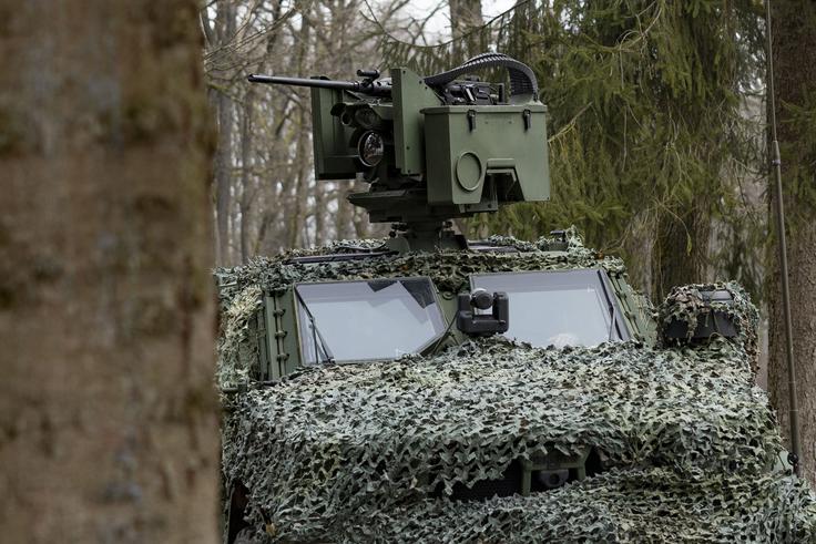Slovenska vojska ima tudi simulacijski sistem za lahko kolesno vozilo 4x4 Perun. | Foto: Ana Kovač