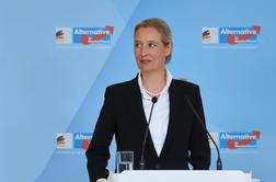 Skrb vzbujajoče napovedi vodje AfD: Ukinili bomo evro, zaprli meje in izstopili iz schengna