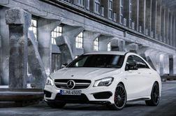 Mercedes-benz CLA 45 AMG – odlično aerodinamiko dopolnjujeta turbostroj in štirikolesni pogon