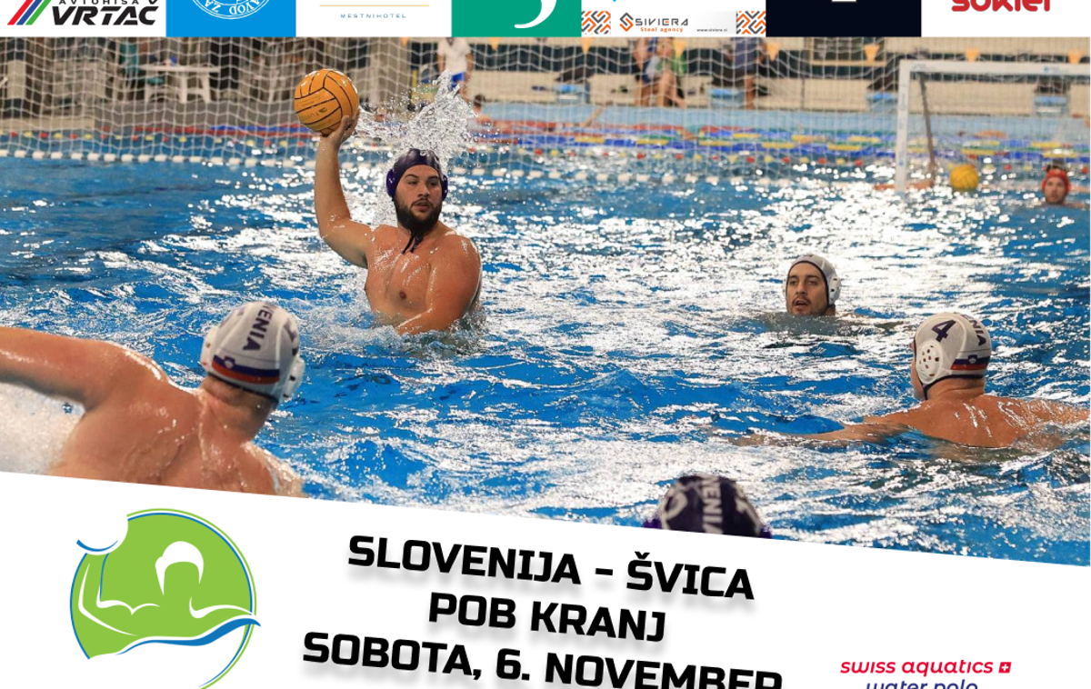 Vaterpolo - reprezentanca Kranj | Foto ZVDS