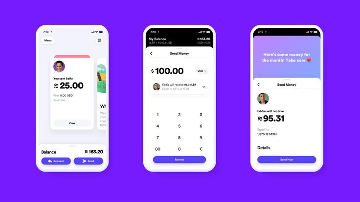 Tako bo videti prenos valute libra med Facebookovimi aplikacijami. | Foto: Facebook / Calibra