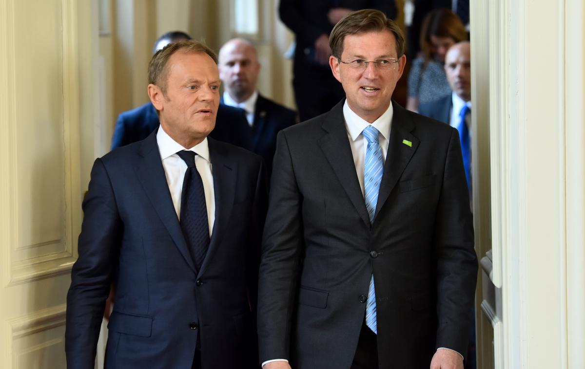 Miro Cerar Donald Tusk | Foto STA