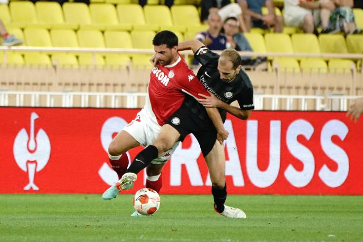 Jon Gorenc Stanković je igral celotno tekmo, a je njegov Sturm izgubil v Franciji. | Foto: Guliverimage/Vladimir Fedorenko