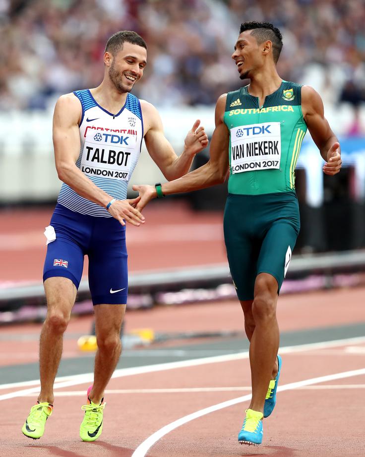 Wayde Van Niekerk Daniel Talbot in Wayde Van Niekerk | Foto: Getty Images