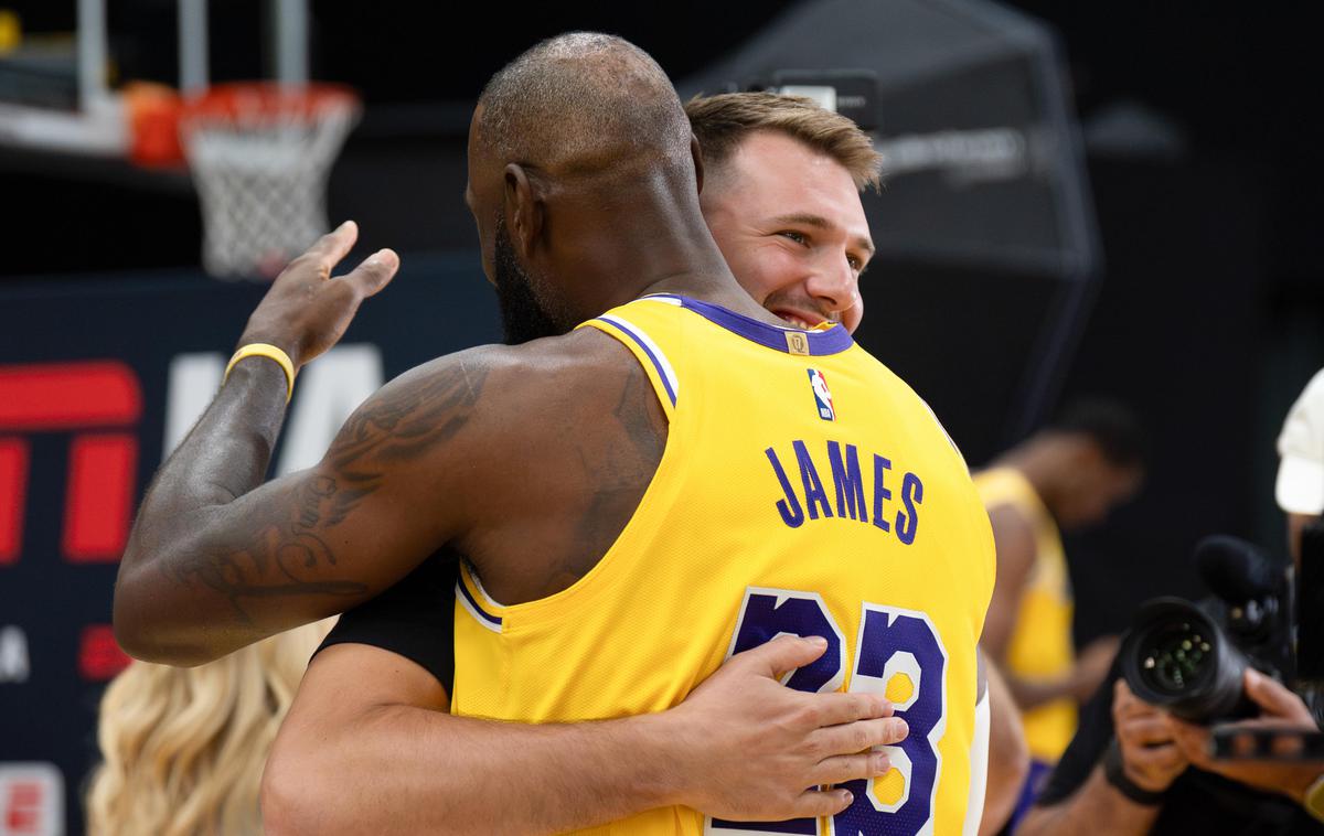 LeBron James | LeBron James se bi kaj kmalu lahko pridružil Dončiću na parketu. | Foto Guliverimage