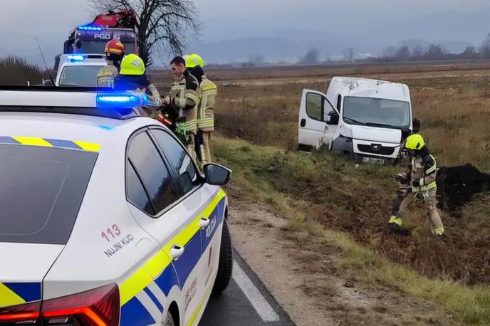 Prometna nesreča na Igu | Cesta je bila zaprta približno 30 minut. | Foto Zlatko Čolić