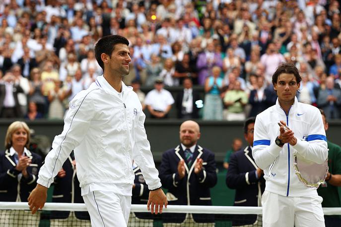 Novak Đoković in Rafael Nadal | Foto Guliver/Getty Images