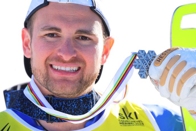 SP slalom AJ Ginnis | Srebro je osvojil s štartno številko 24. V finalu je zadržal drugo mesto. | Foto Reuters