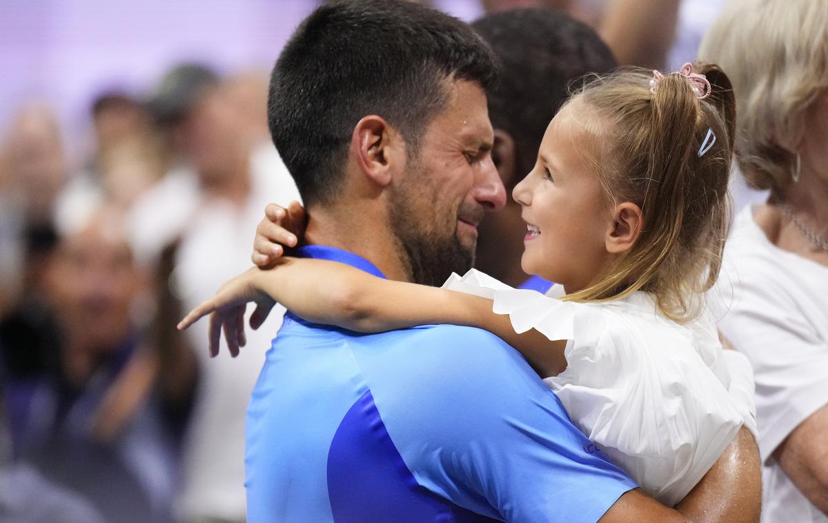 Novak Đoković, Tara Đoković | Hčerka Tara je tokrat odigrala pomembno vlogo. | Foto Guliverimage