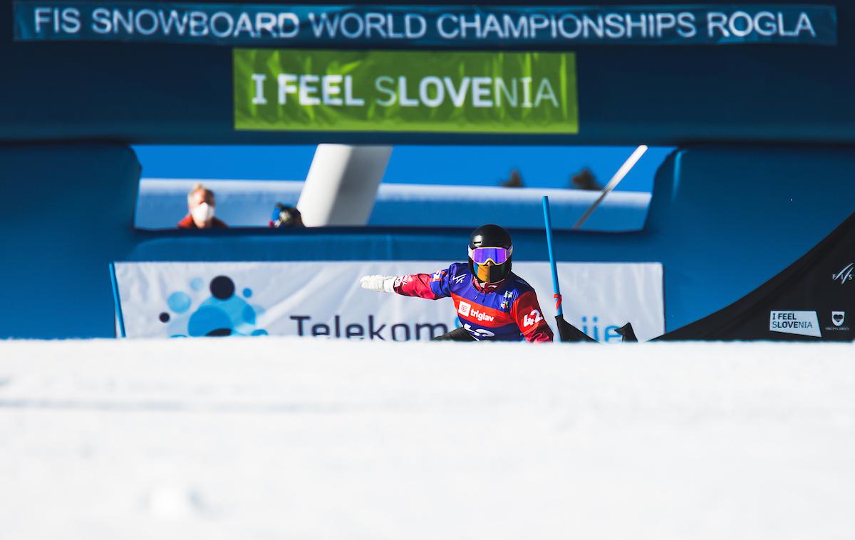 Rogla slalom | Rogla bo prihodnji teden gostil deskarsko tekmo svetovnega pokala. | Foto Grega Valančič/Sportida