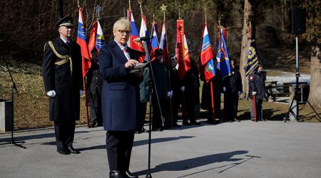 Pirc Musarjeva na kraju enega najhujših nacističnih zločinov v Sloveniji