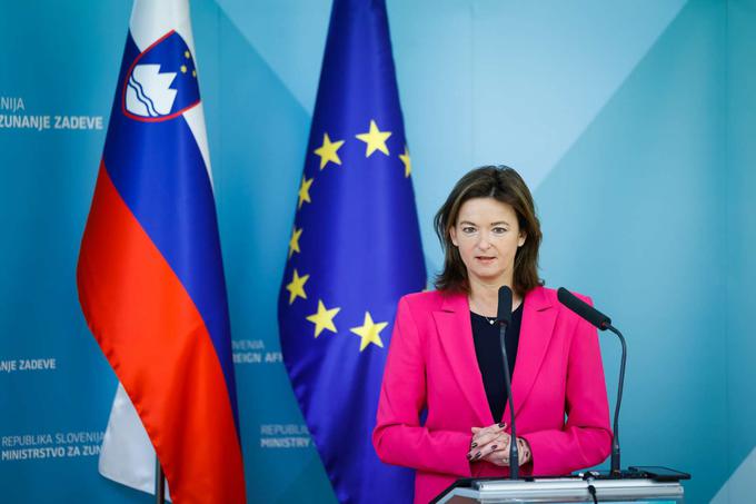 Slovenija je z uspešno pobudo za podelitev statusa kandidatke za članstvo v EU okrepila svojo verodostojnost in ugled na območju Zahodnega Balkana, je prepričana zunanja ministrica Tanja Fajon. | Foto: STA/Katja Kodba