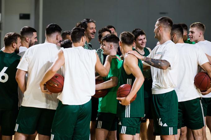 Cedevita Olimpija je v okrnjeni zasedbi začela priprave na novo sezono. | Foto: Grega Valančič/Sportida