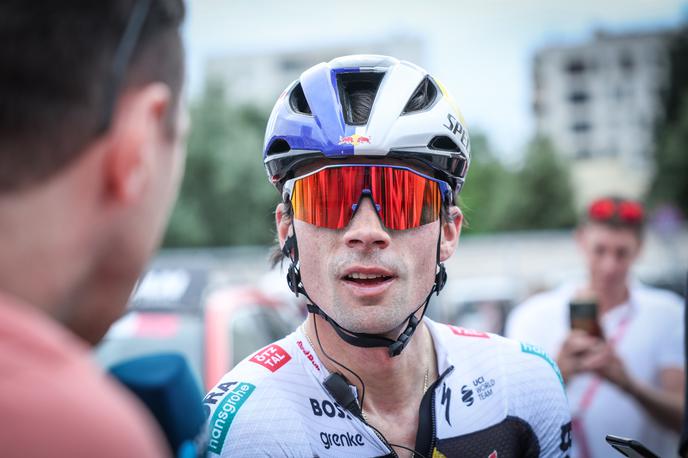 Primož Roglič | Primož Roglič je brez težav preživel prvo etapo 108. Dirke po Italiji in izgubil enega najresnejših tekmecev. | Foto Ana Kovač
