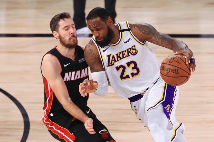 Vročica je v finalu izgubila proti ekipi LeBrona Jamesa Los Angeles Lakers. | Foto: Getty Images