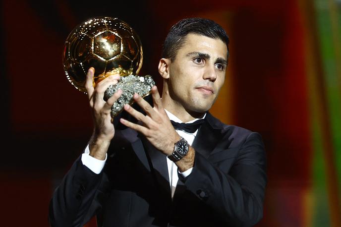 Rodri | Španec Rodri je prejel zlato žogo za najboljšega nogometaša leta 2024. | Foto Reuters