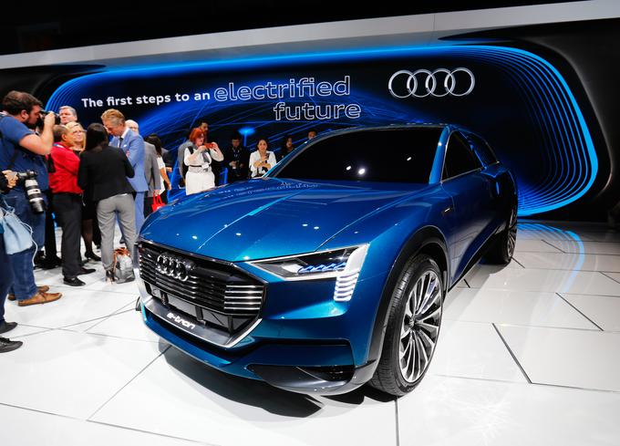 Študija električnega crossoverja, s katerim se bo Audi predvidoma že prihodnje leto priključil trgu električnih vozil. | Foto: 