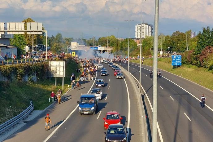 protesti, 29.9.2021 | Foto Bojan Puhek