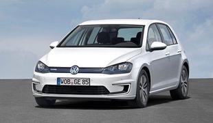 Volkswagen e-golf s 190 kilometri električnega dosega