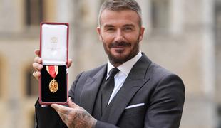David Beckham prejel viteški naziv