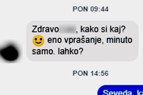 Kaj od vas hočejo neznanci, ki sporočila pišejo tisočem Slovencev