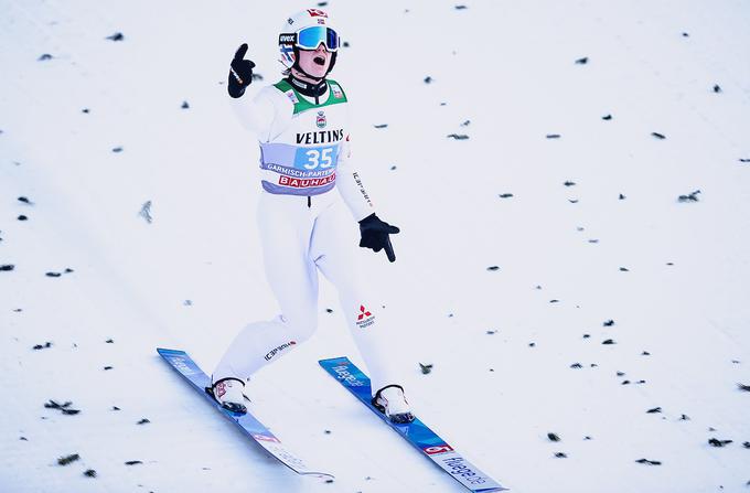 Marius Lindvik je zmagal v Garmisch-Partenkirchnu, najboljši pa je bil tudi v kvalifikacijah za Innsbruck. | Foto: Sportida