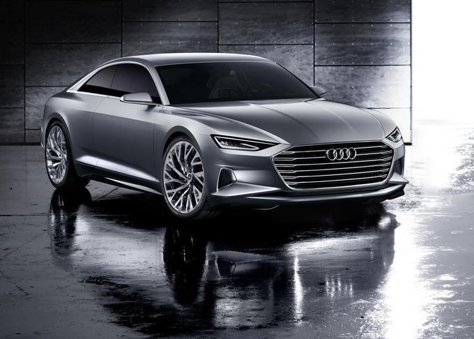 Audi prologue - koncept, ki je z obliko napovedal več drznosti modela A7, z naprednim kokpitom pa pokazal, česa vse bo sposoben A8. | Foto: 