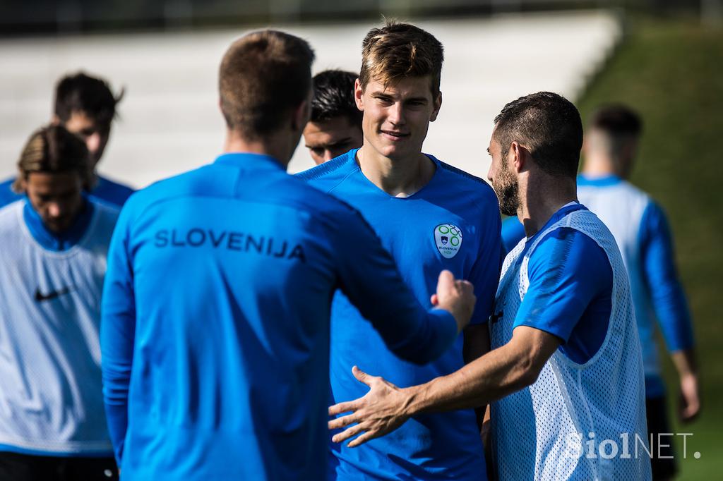 Slovenska nogometna reprezentanca Trening Brdo