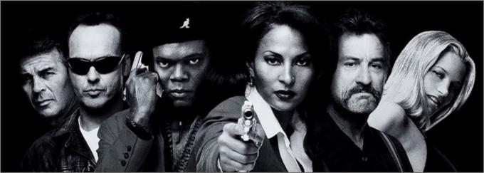 Tarantinova odlična predelava romana Rumov punč Elmora Leonarda spremlja stevardeso v srednjih letih (Pam Grier), ki za preprodajalca orožja (Samuel L. Jackson) čez mehiško mejo tihotapi denar. Ko jo pri tem zalotita agenta FBI, ji ponudita priložnost za sodelovanje in izhod iz neprijetnega položaja. • V ponedeljek, 8. 2., ob 13.25 na Cinemax 2.* │ Tudi na HBO OD/GO. | Foto: 