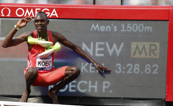Phanuel Kipkosgei Koech je popravil 25 let star rekord mitinga. | Foto: Reuters