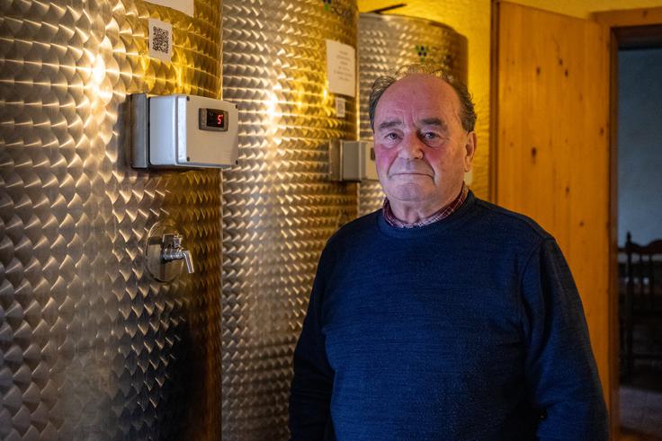 Družina, smučanje in vino mu pomenijo vse. | Foto: Matej Podgoršek